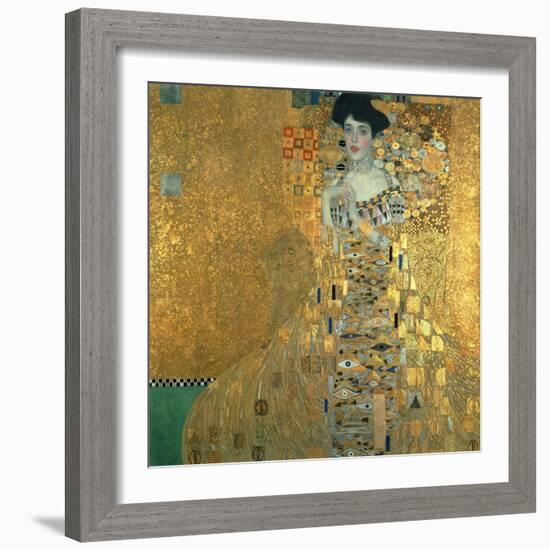 Portrait of Adele Bloch-Bauer I., 1907-Gustav Klimt-Framed Giclee Print