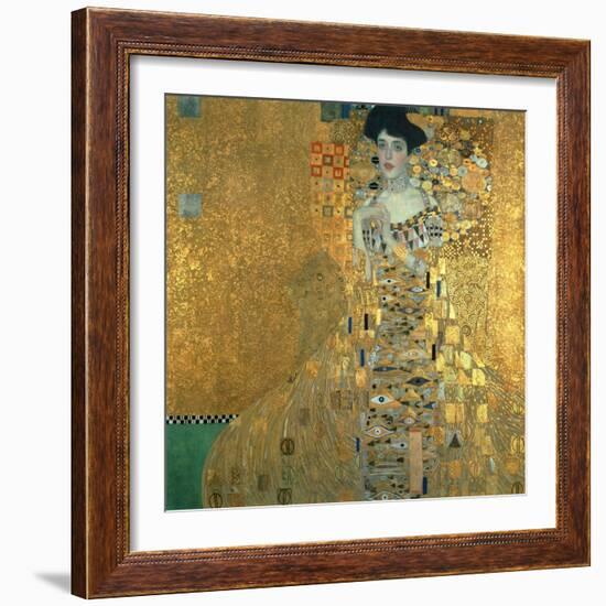 Portrait of Adele Bloch-Bauer I., 1907-Gustav Klimt-Framed Giclee Print