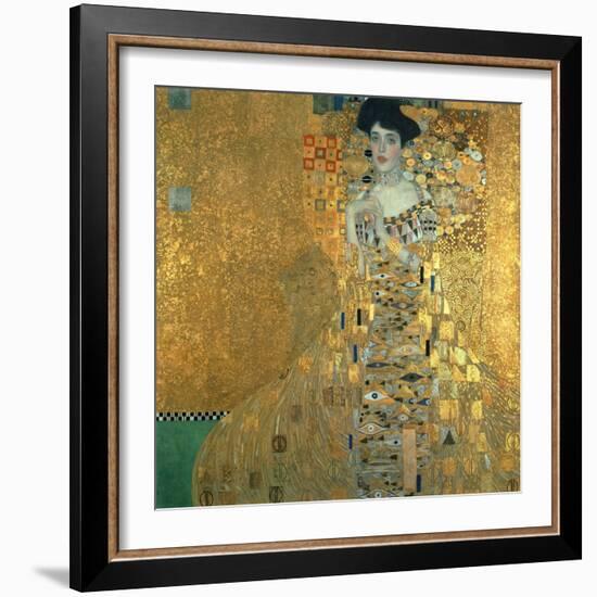 Portrait of Adele Bloch-Bauer I., 1907-Gustav Klimt-Framed Giclee Print