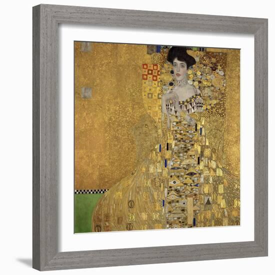 Portrait of Adele Bloch-Bauer I-Gustav Klimt-Framed Art Print