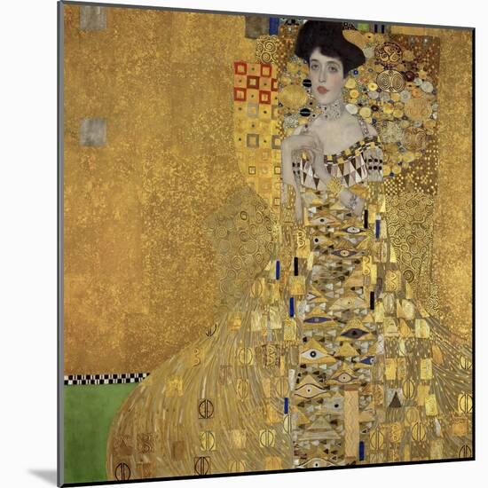 Portrait of Adele Bloch-Bauer I-Gustav Klimt-Mounted Art Print