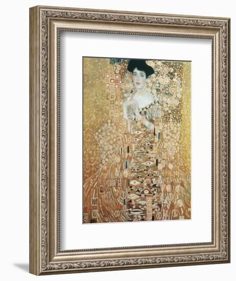 Portrait of Adele Bloch-Bauer-Gustav Klimt-Framed Art Print