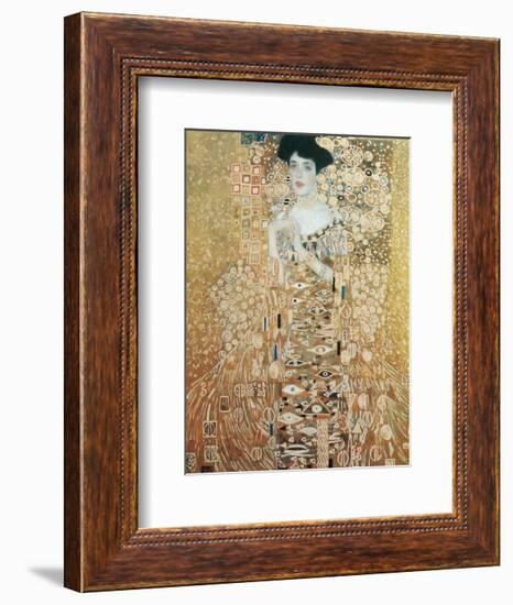 Portrait of Adele Bloch-Bauer-Gustav Klimt-Framed Art Print