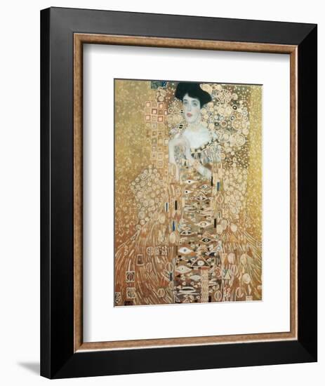 Portrait of Adele Bloch-Bauer-Gustav Klimt-Framed Art Print