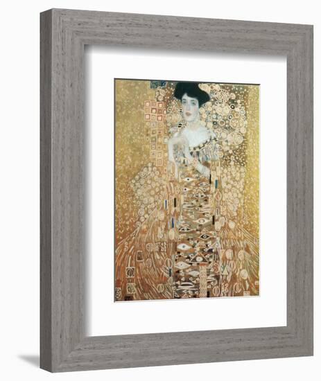 Portrait of Adele Bloch-Bauer-Gustav Klimt-Framed Art Print