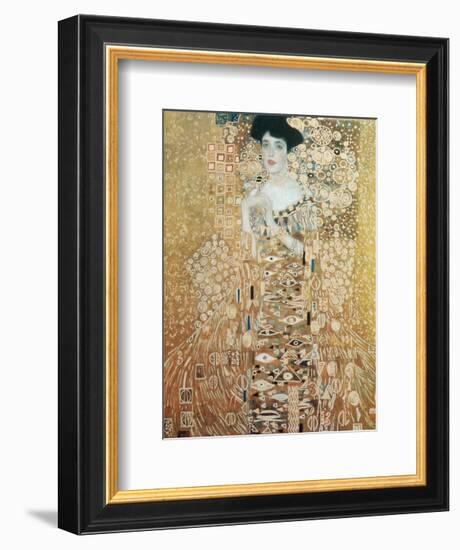 Portrait of Adele Bloch-Bauer-Gustav Klimt-Framed Art Print