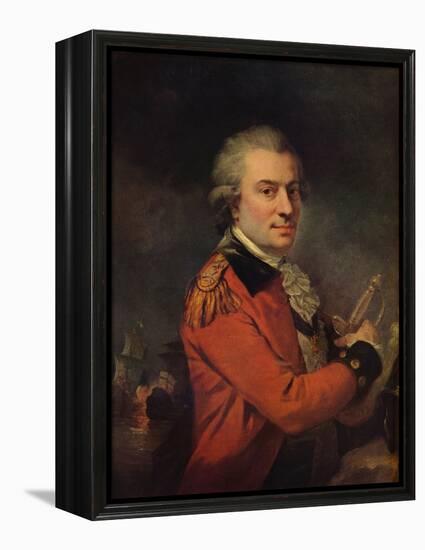 Portrait of Admiral De Suffren, 18th century, (1915)-Alexander Roslin-Framed Premier Image Canvas