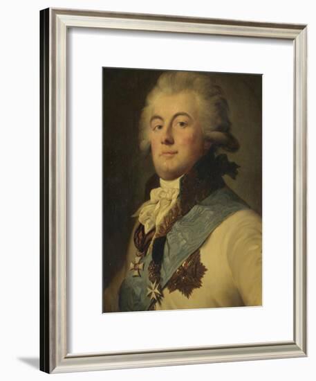 Portrait of Admiral July Litta (Giulio Renato De Litta Visconti Ares)-Johann-Baptist Lampi the Younger-Framed Giclee Print