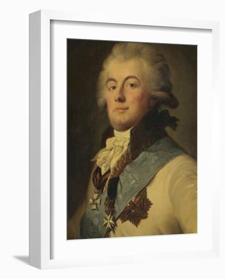 Portrait of Admiral July Litta (Giulio Renato De Litta Visconti Ares)-Johann-Baptist Lampi the Younger-Framed Giclee Print