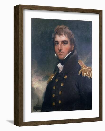 Portrait of Admiral Sir Charles Paget-Thomas Lawrence-Framed Giclee Print