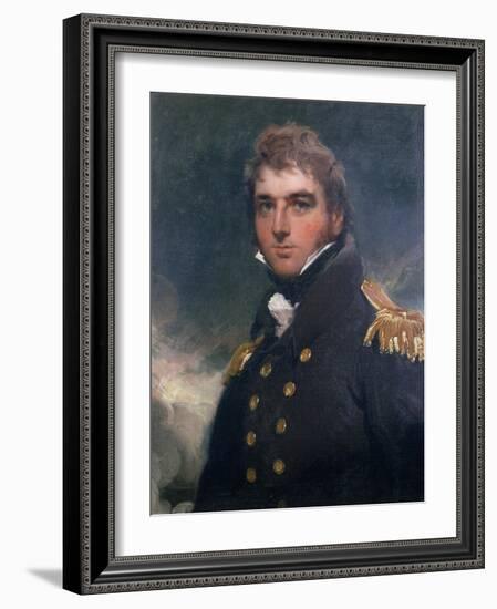 Portrait of Admiral Sir Charles Paget-Thomas Lawrence-Framed Giclee Print