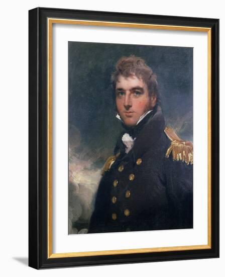 Portrait of Admiral Sir Charles Paget-Thomas Lawrence-Framed Giclee Print