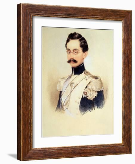 Portrait of Adolphe I, Duke of Nassau, Grand Duke of Luxembourg (1817-190), 1840S-Moritz Michael Daffinger-Framed Giclee Print