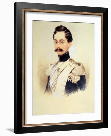 Portrait of Adolphe I, Duke of Nassau, Grand Duke of Luxembourg (1817-190), 1840S-Moritz Michael Daffinger-Framed Giclee Print