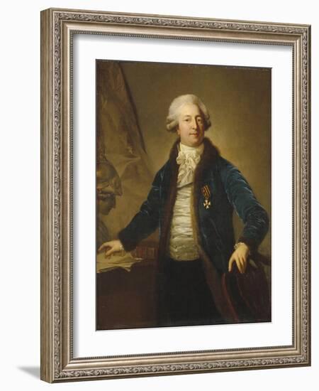 Portrait of Adrian Ivanovich Divov (1749-181), 1790S-Anton Graff-Framed Giclee Print