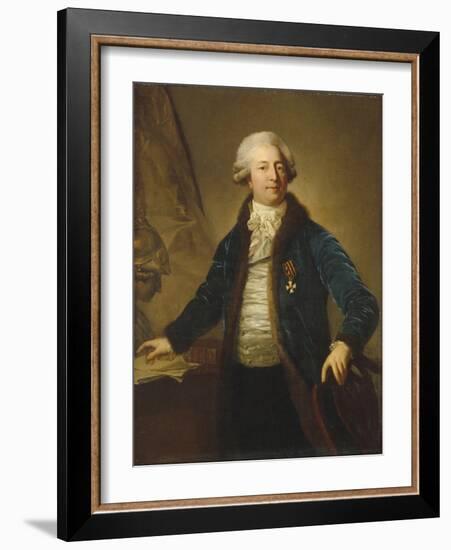 Portrait of Adrian Ivanovich Divov (1749-181), 1790S-Anton Graff-Framed Giclee Print