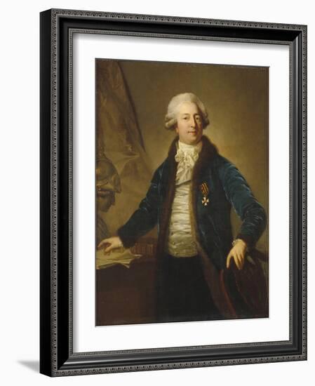 Portrait of Adrian Ivanovich Divov (1749-181), 1790S-Anton Graff-Framed Giclee Print