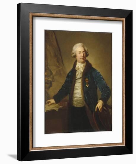 Portrait of Adrian Ivanovich Divov (1749-181), 1790S-Anton Graff-Framed Giclee Print