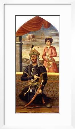 Portrait Of Afrasiyab King Of Turan C 1803 4 Giclee Print Mihr Ali Art Com