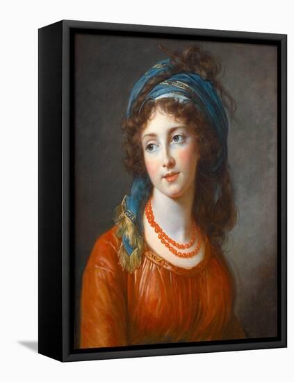 Portrait of Aglae De Gramont, Nee De Polignac (1768-1812) Par Marie Louise Elisabeth Vigee Lebrun (-Elisabeth Louise Vigee-LeBrun-Framed Premier Image Canvas
