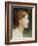 Portrait of Agnes Mallam (Mrs Edward Foster), 1921-Frank Bernard Dicksee-Framed Giclee Print