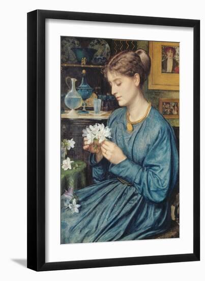 Portrait of Agnes Poynter, 1867-Edward John Poynter-Framed Giclee Print