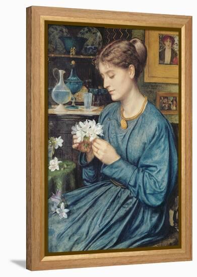 Portrait of Agnes Poynter, 1867-Edward John Poynter-Framed Premier Image Canvas