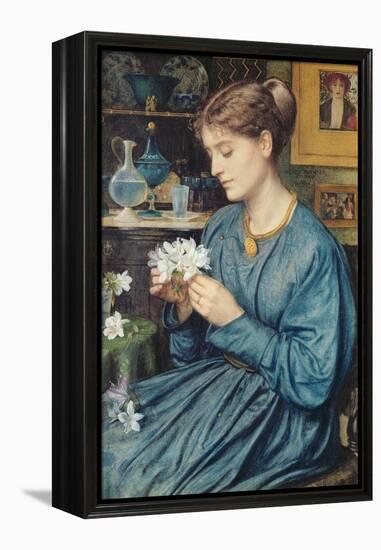 Portrait of Agnes Poynter, 1867-Edward John Poynter-Framed Premier Image Canvas