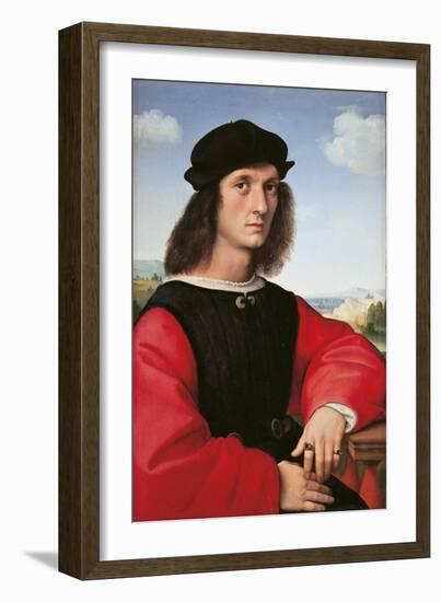 Portrait of Agnolo Doni-Raffaello Sanzio-Framed Giclee Print