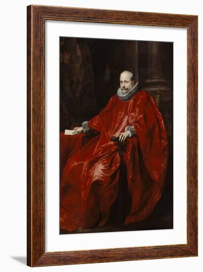 Portrait of Agostino Pallavicini-Anthony Van Dyck-Framed Art Print