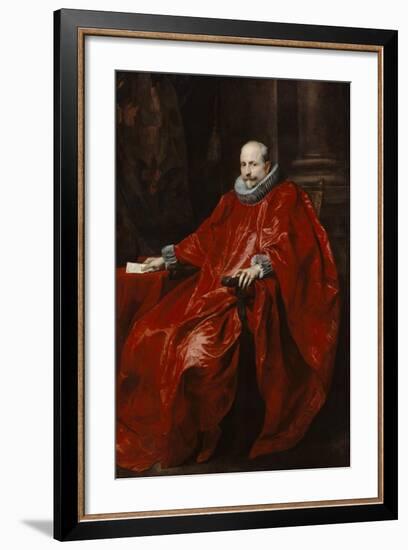 Portrait of Agostino Pallavicini-Anthony Van Dyck-Framed Art Print