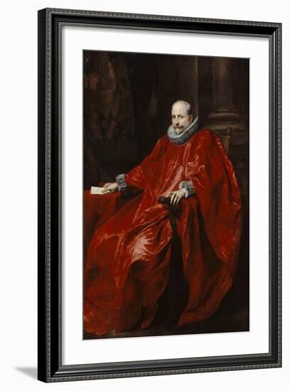 Portrait of Agostino Pallavicini-Anthony Van Dyck-Framed Art Print