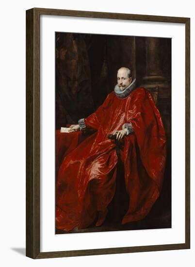 Portrait of Agostino Pallavicini-Anthony Van Dyck-Framed Art Print