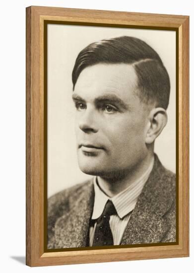 Portrait of Alan Mathison Turing, 1951-null-Framed Premier Image Canvas