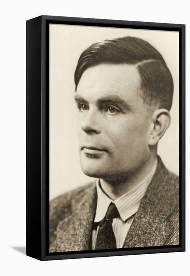 Portrait of Alan Mathison Turing, 1951-null-Framed Premier Image Canvas