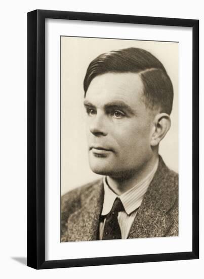 Portrait of Alan Mathison Turing, 1951-null-Framed Photographic Print