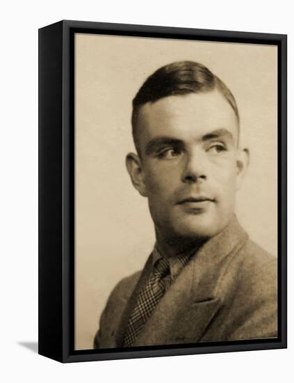 Portrait of Alan Mathison Turing-null-Framed Premier Image Canvas