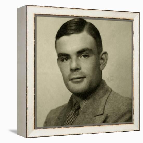 Portrait of Alan Mathison Turing-null-Framed Premier Image Canvas