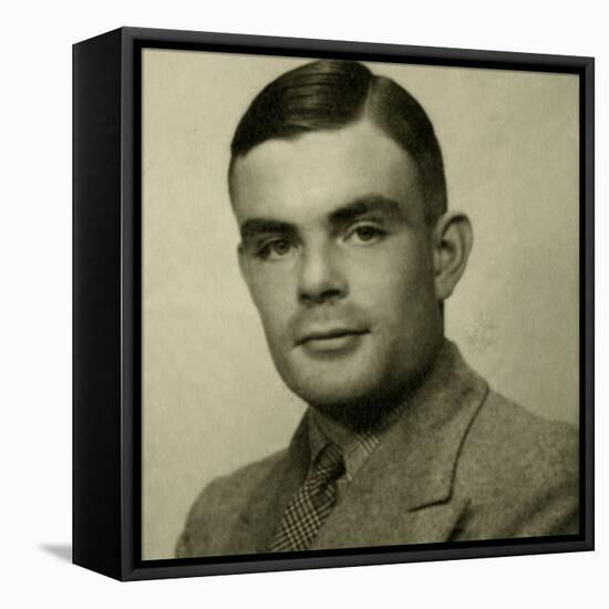 Portrait of Alan Mathison Turing-null-Framed Premier Image Canvas