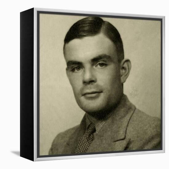 Portrait of Alan Mathison Turing-null-Framed Premier Image Canvas