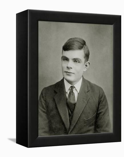 Portrait of Alan Mathison Turing-null-Framed Premier Image Canvas