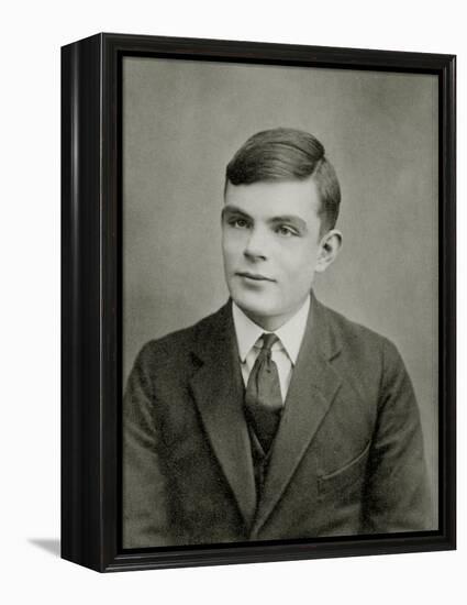 Portrait of Alan Mathison Turing-null-Framed Premier Image Canvas