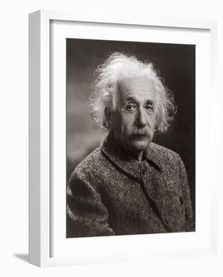 Portrait of Albert Einstein, c.1947-Oren Jack Turner-Framed Photographic Print