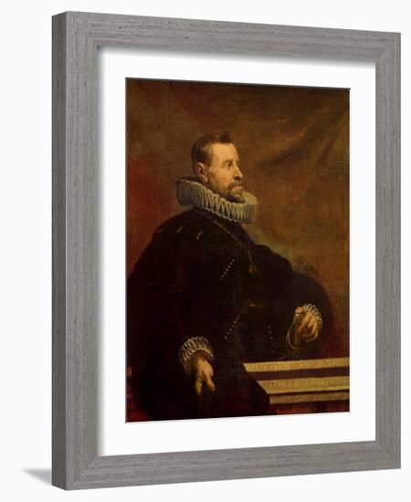 Portrait of Albert of Habsburg, Archduke of Austria, Governor of the Netherlands (Oil on Canvas)-Peter Paul Rubens-Framed Giclee Print