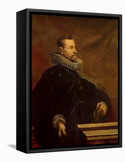 Portrait of Albert of Habsburg, Archduke of Austria, Governor of the Netherlands (Oil on Canvas)-Peter Paul Rubens-Framed Premier Image Canvas