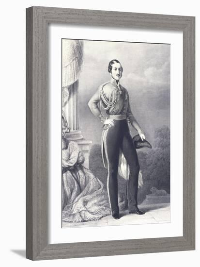 Portrait of Albert of Saxe-Coburg-Gotha-Franz Xaver Winterhalter-Framed Giclee Print