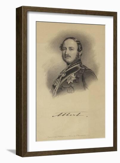 Portrait of Albert, the Prince Consort-Franz Xaver Winterhalter-Framed Giclee Print