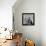 Portrait of Alberto Giacometti Surrounded by His Sculptures-Gordon Parks-Framed Premier Image Canvas displayed on a wall