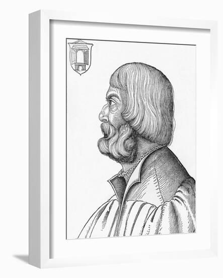 'Portrait of Albrecht Durer', 1527, (1906)-Albrecht Durer-Framed Giclee Print