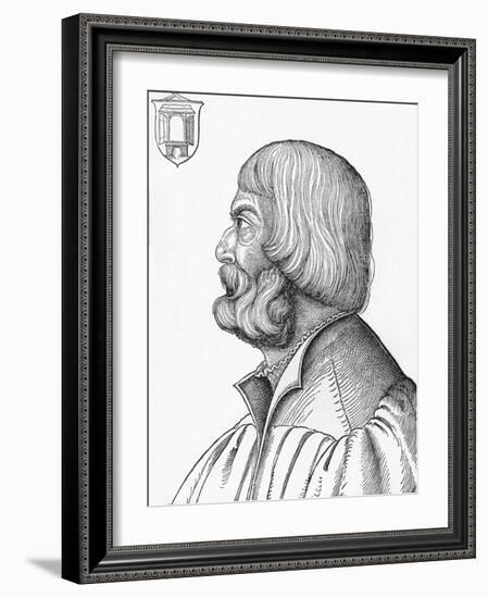 'Portrait of Albrecht Durer', 1527, (1906)-Albrecht Durer-Framed Giclee Print